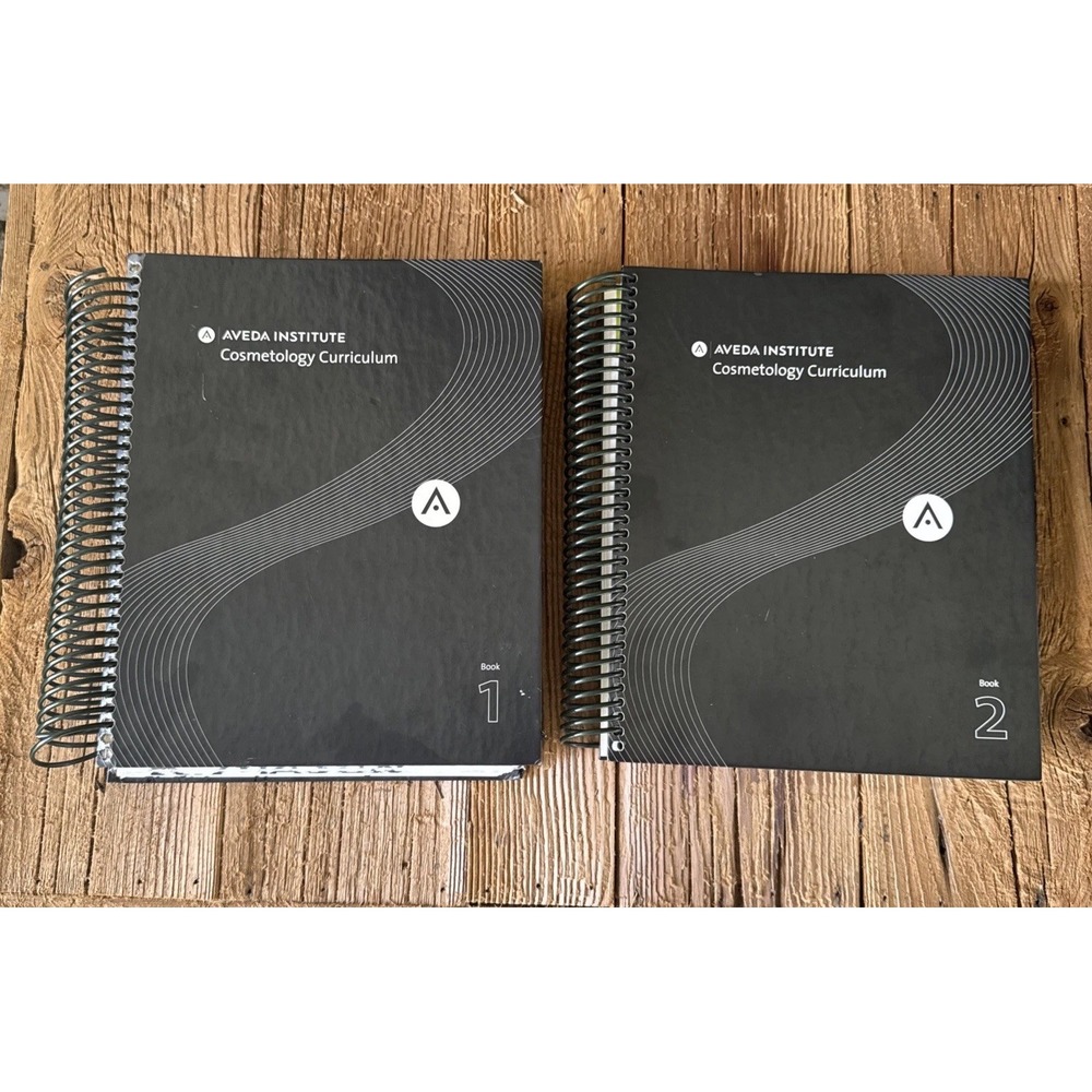 Aveda Institute COSMETOLOGY CURRICULUM Vol 1 & 2 Textbooks